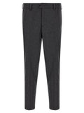 PT Torino Gray Virgin Wool Dress Pants