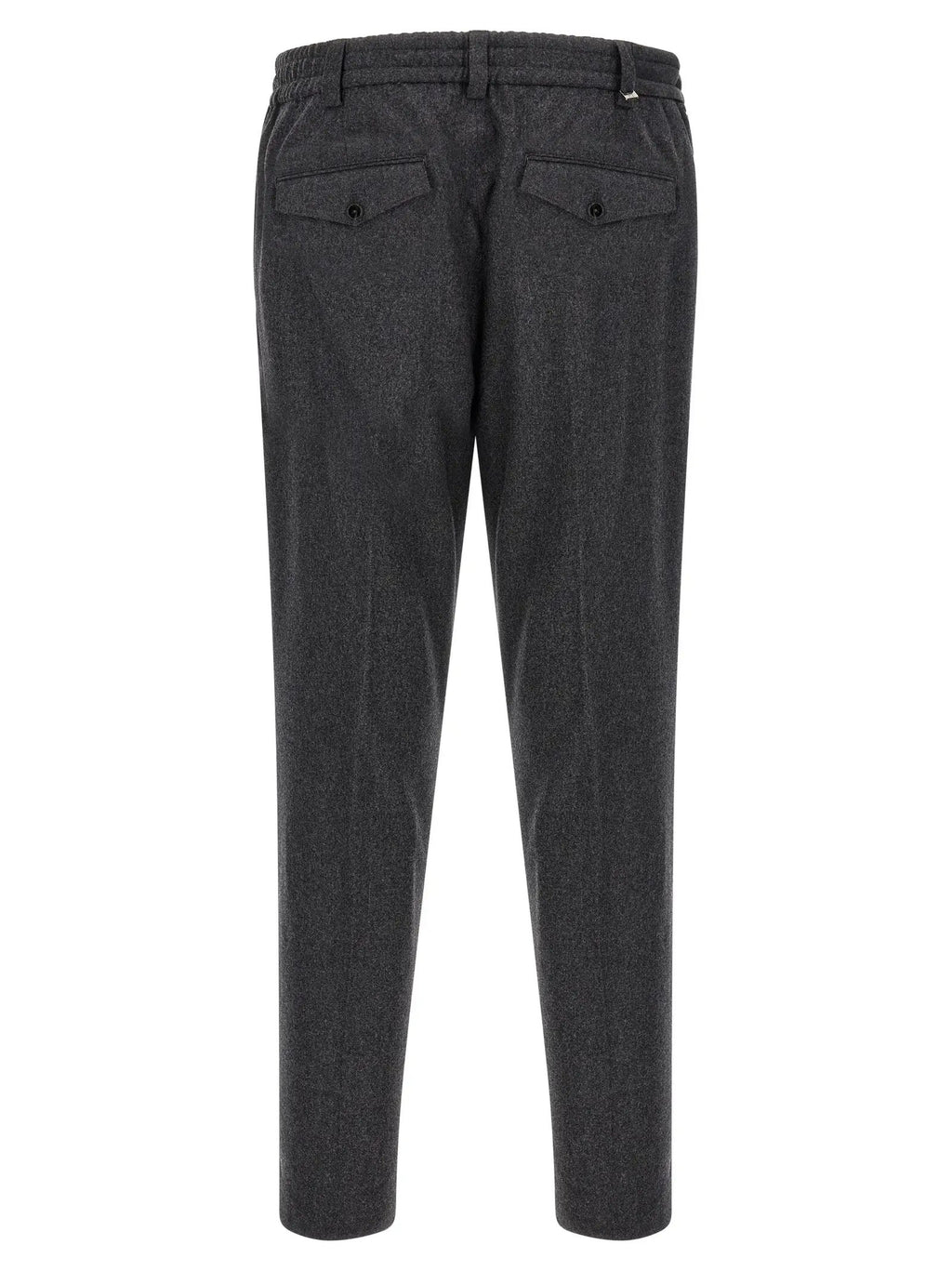 PT Torino Gray Virgin Wool Dress Pants