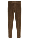 PT Torino Brown Cotton Casual Pants