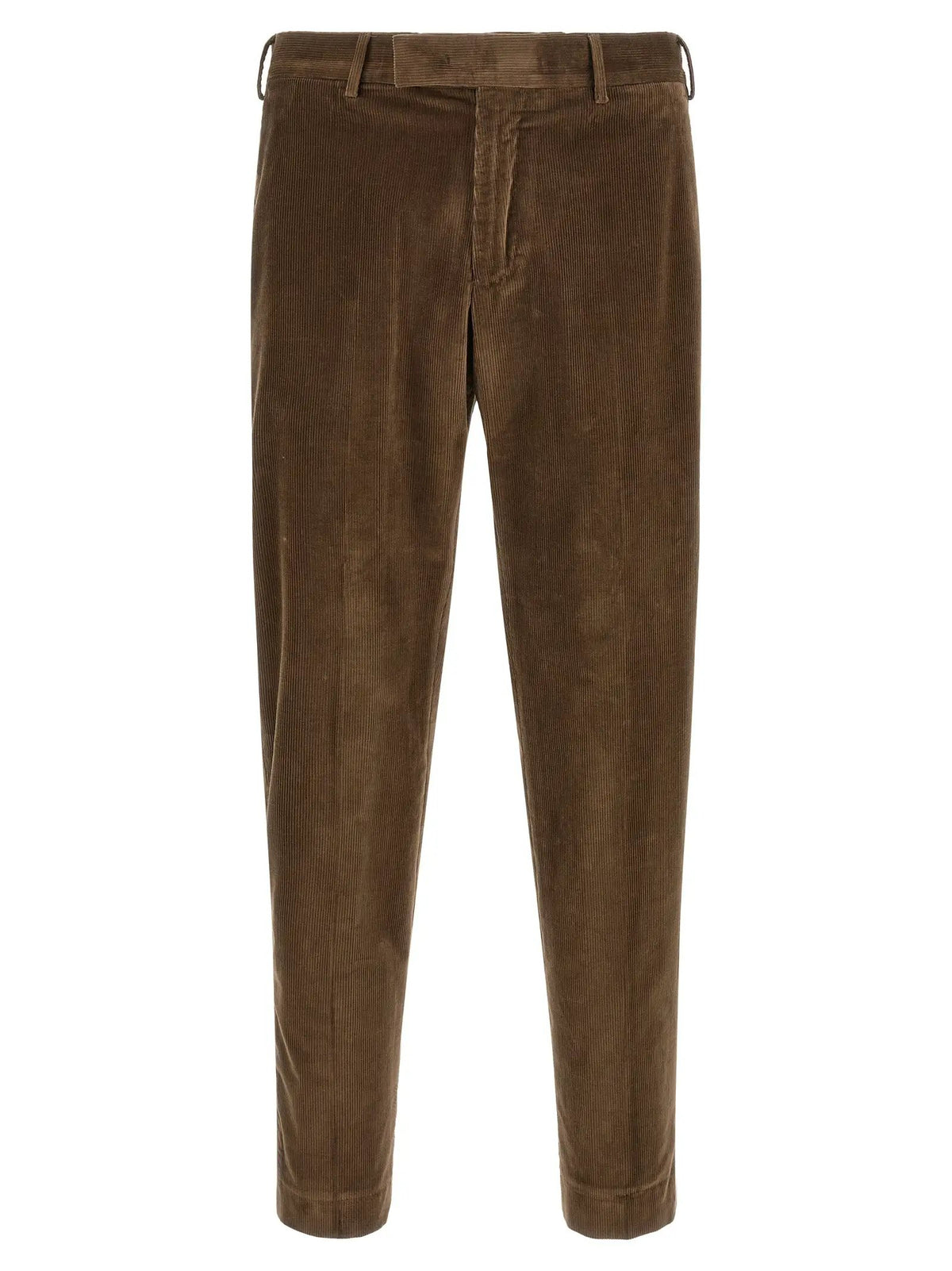 PT Torino Brown Cotton Casual Pants
