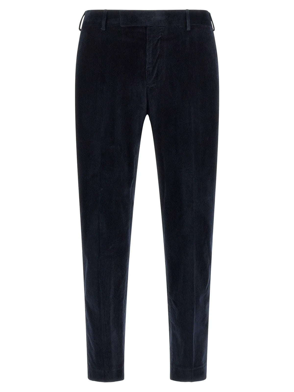 PT Torino Blue Cotton Casual Pants