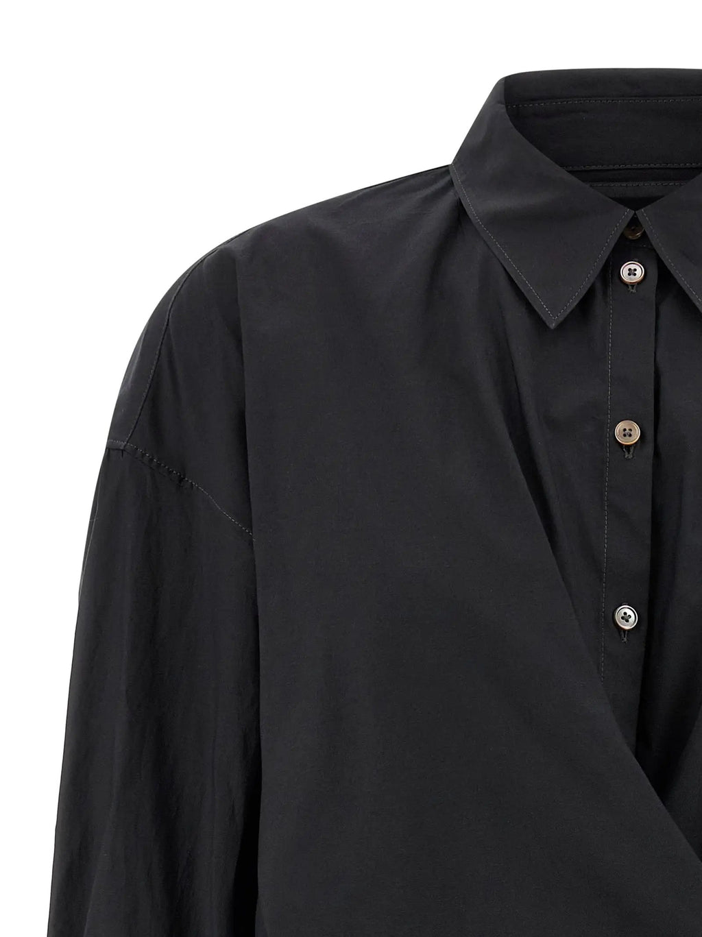 Blouse Lemaire en coton noir