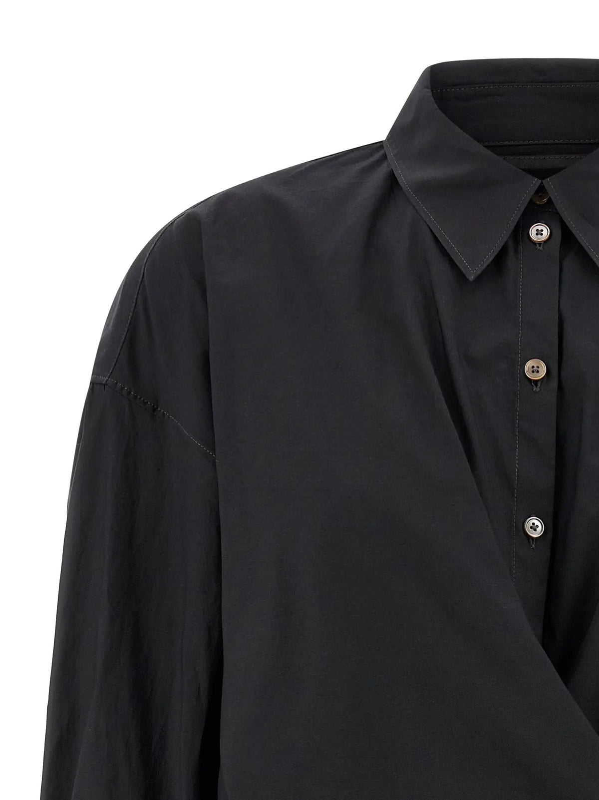 Blouse Lemaire en coton noir