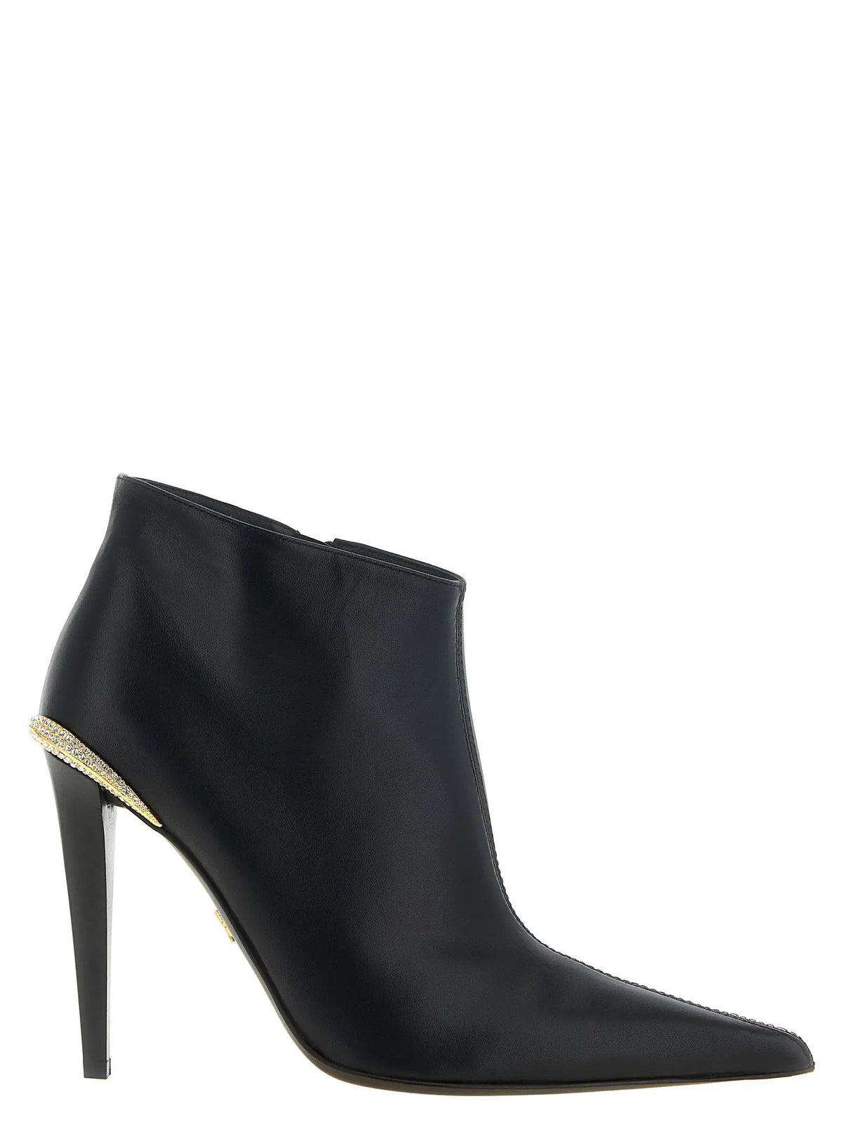 Bottines en cuir d'agneau noir Giuseppe Zanotti