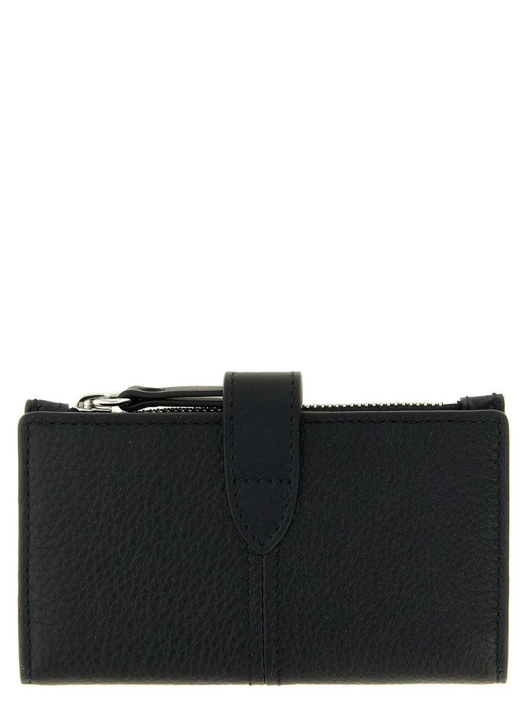 Porte-cartes en cuir de veau noir Maison Margiela