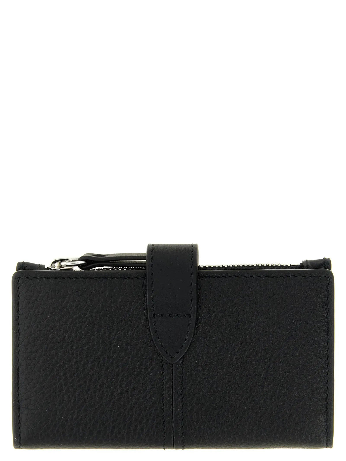 Porte-cartes en cuir de veau noir Maison Margiela