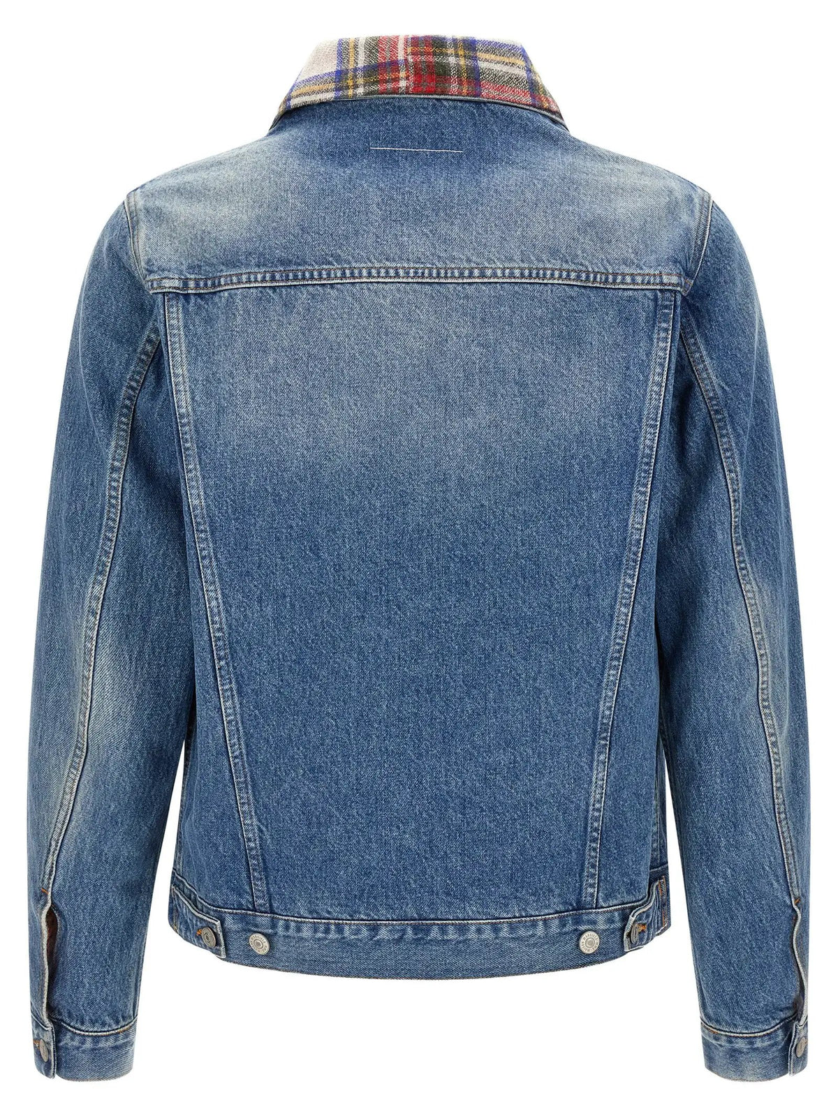 Veste en jean MM6 Maison Margiela en coton bleu