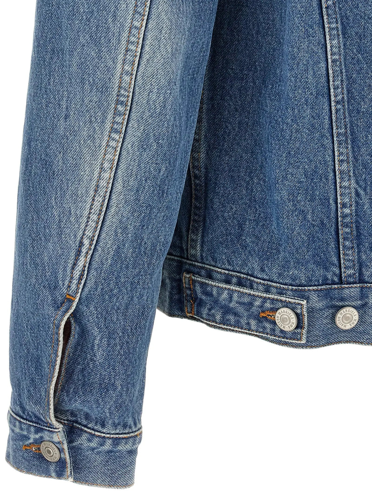 Veste en jean MM6 Maison Margiela en coton bleu