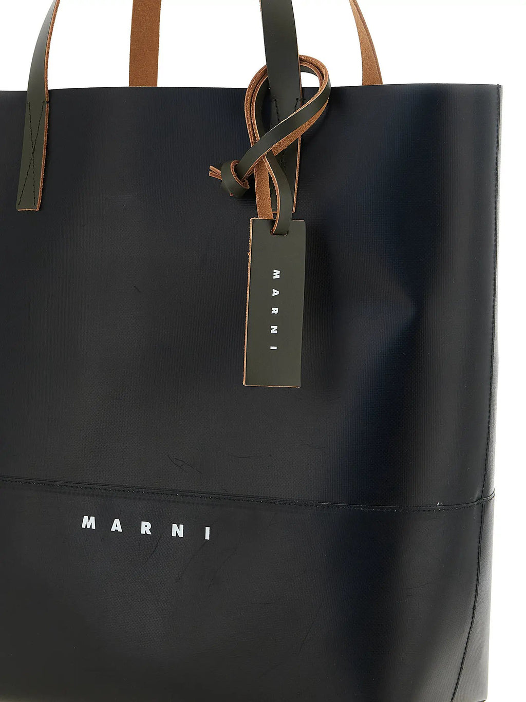 Marni Black Polyester Tote Bag