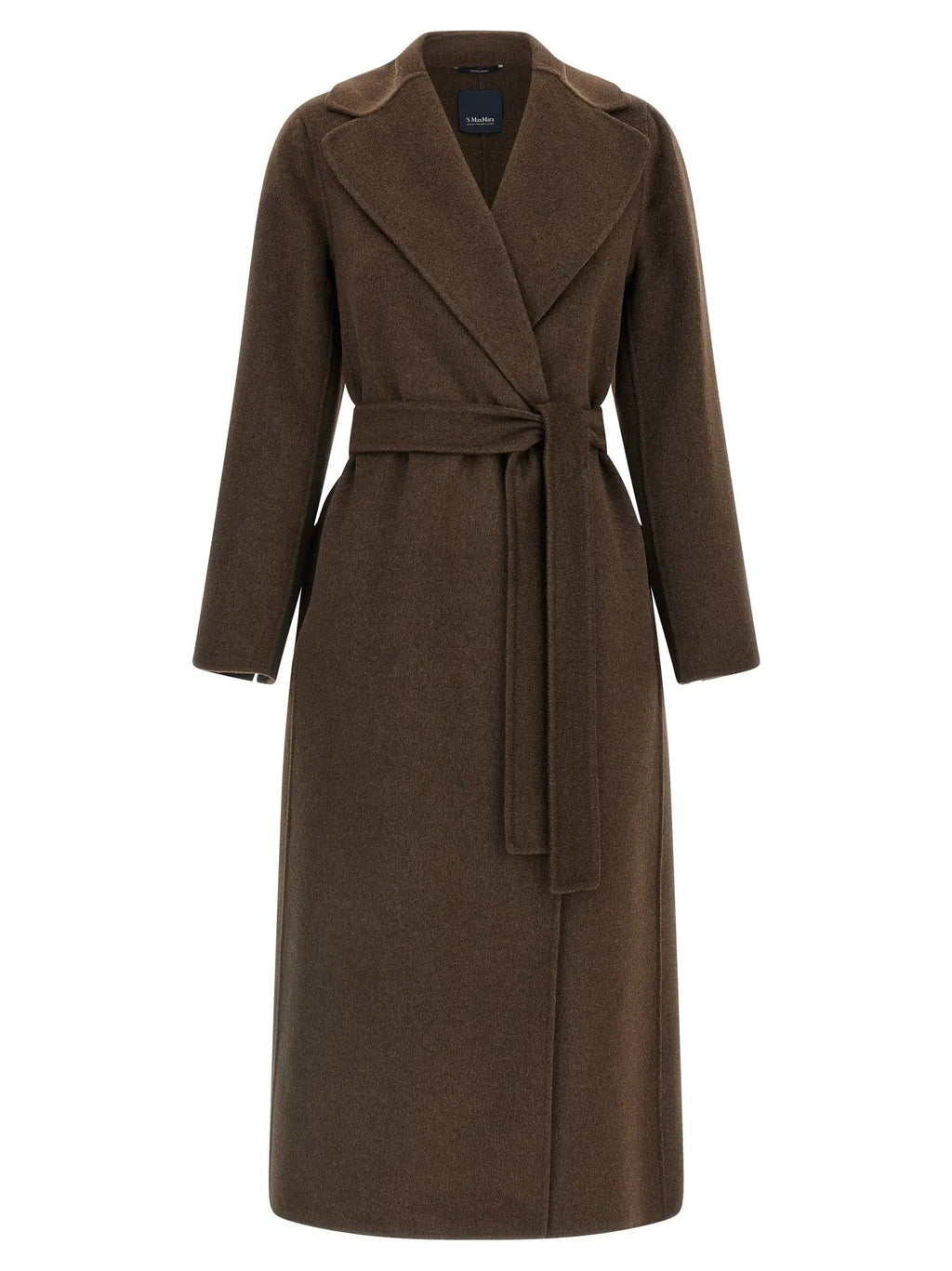 Manteau en laine vierge marron 'S Max Mara