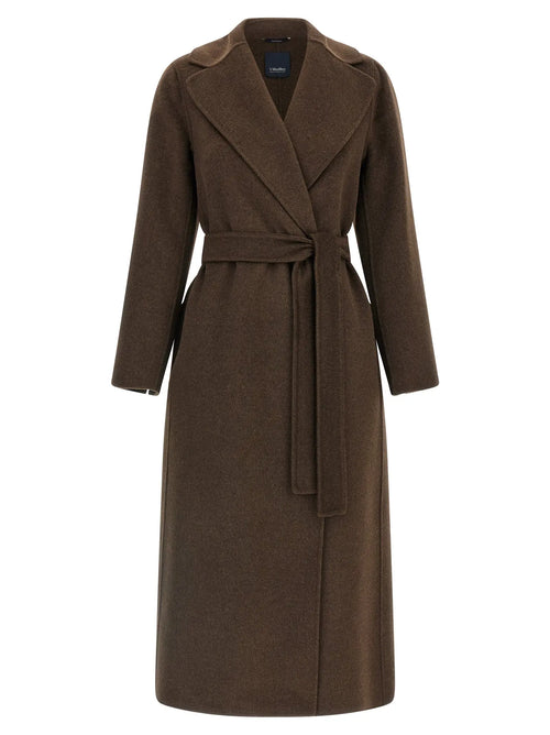 'S Max Mara 'S Max Mara Brown Virgin Wool Coat