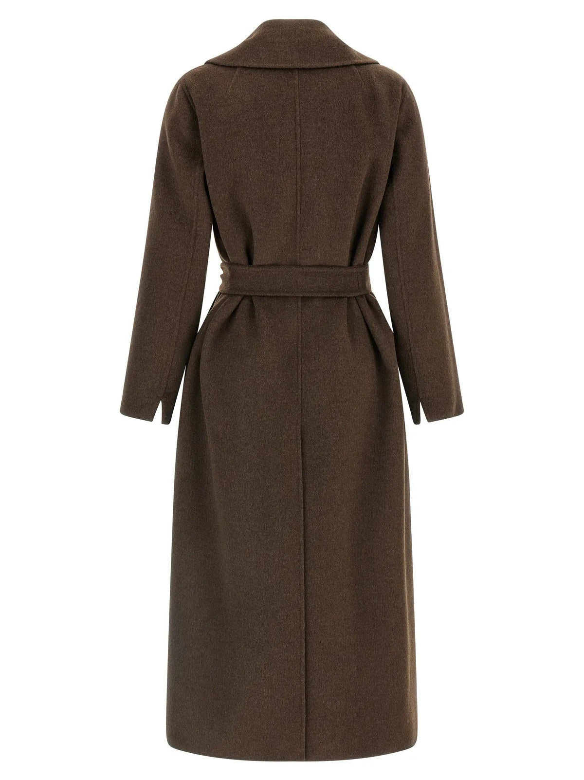 Manteau en laine vierge marron 'S Max Mara