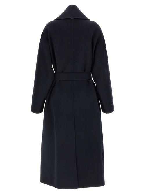 'S Max Mara Blue Wool Coat