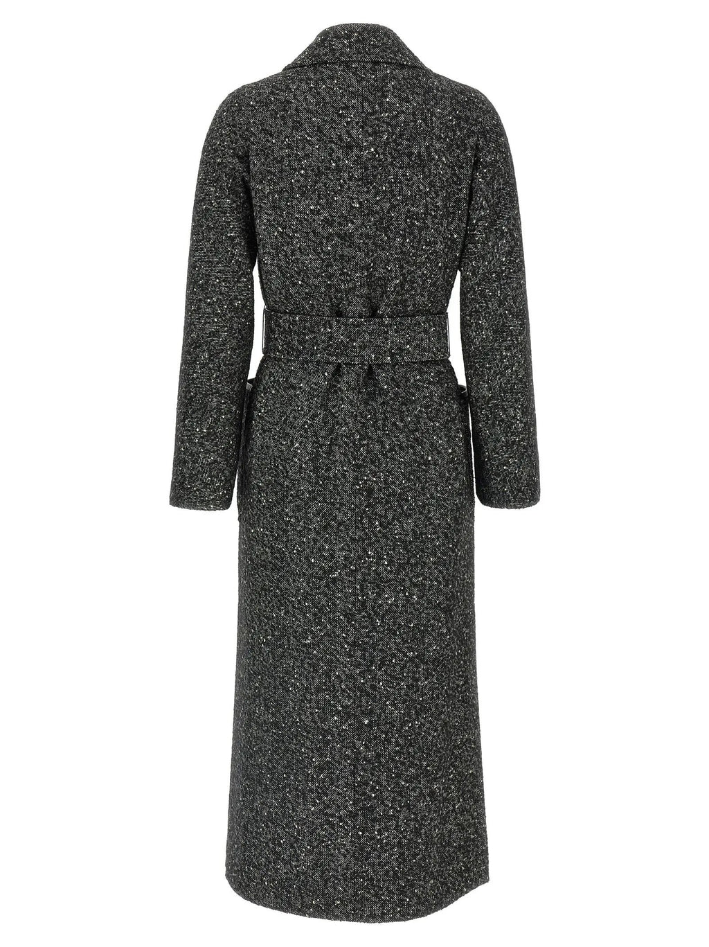 Max Mara Bicolor Virgin Wool Coat