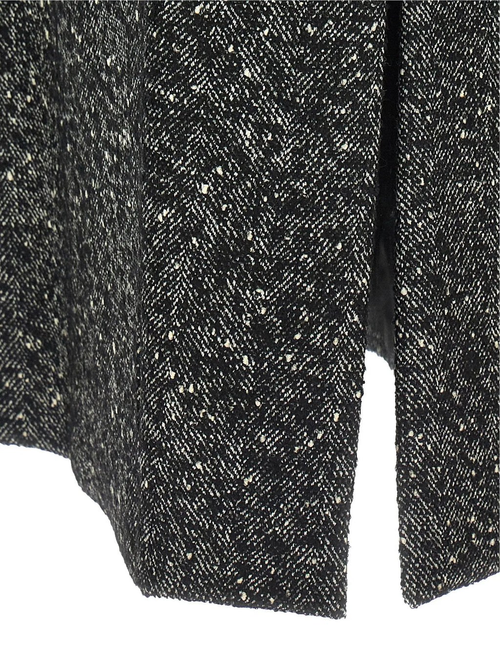 Max Mara Bicolor Virgin Wool Coat