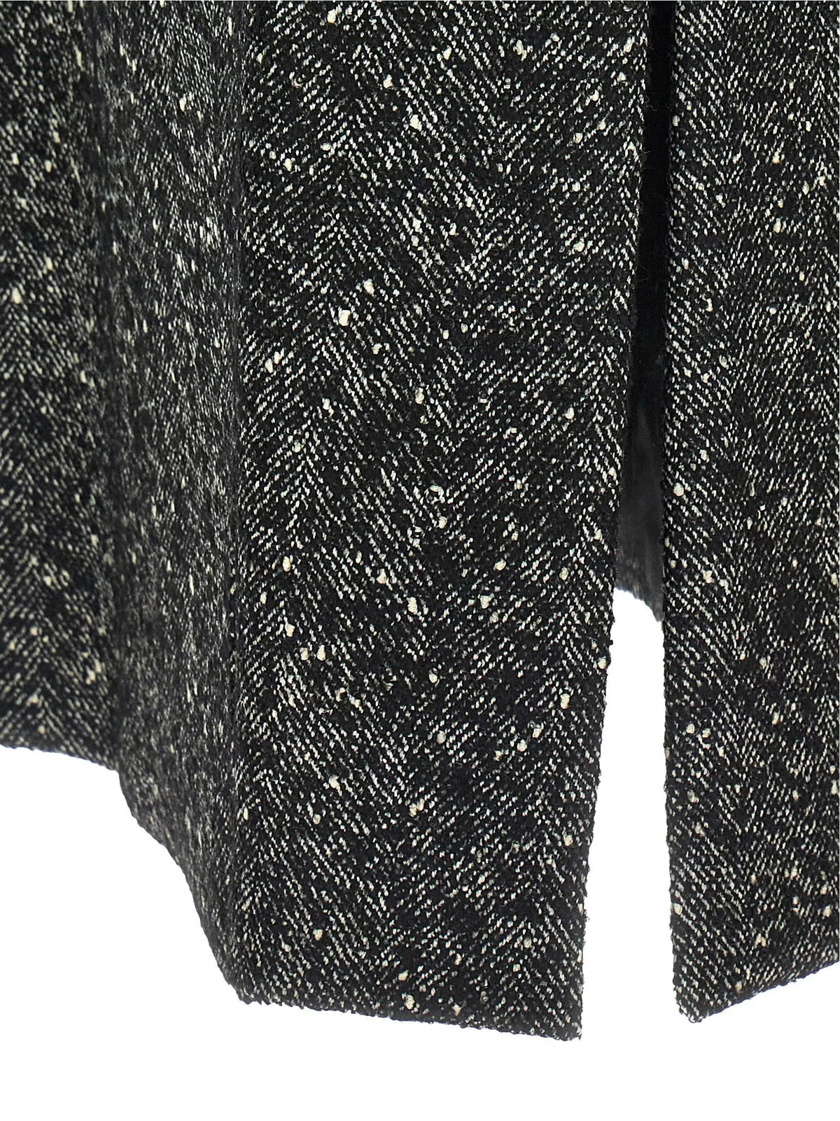 Max Mara Bicolor Virgin Wool Coat