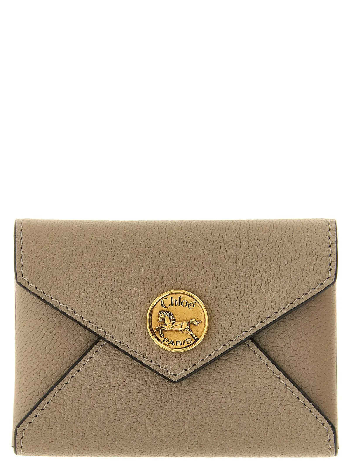 Chloé Beige Goatskin Cardholder