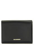 Porte-cartes Jil Sander en cuir de veau noir