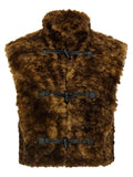 Veste sans manches Marabou marron Isabel Marant Étoile