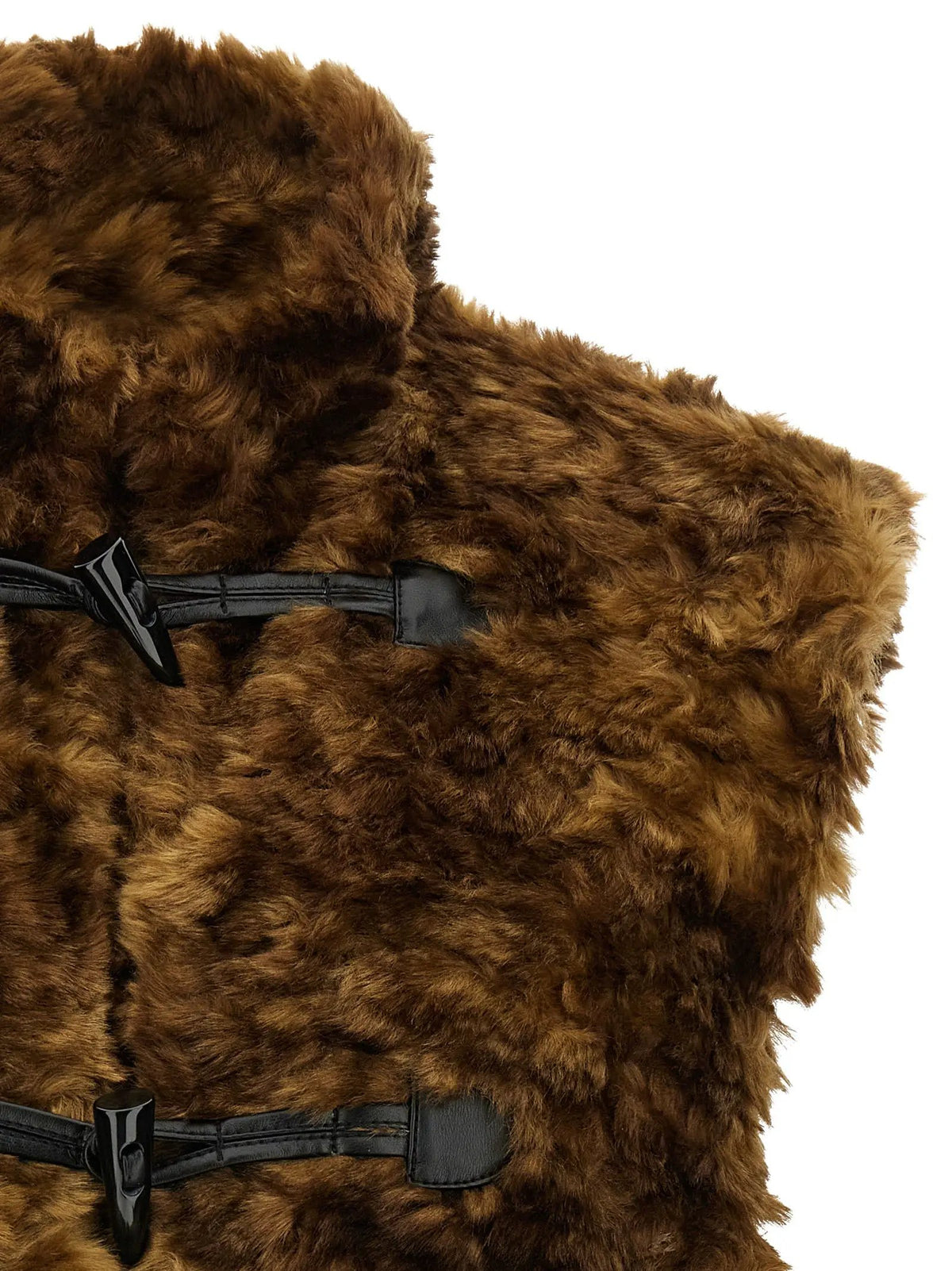Veste sans manches Marabou marron Isabel Marant Étoile