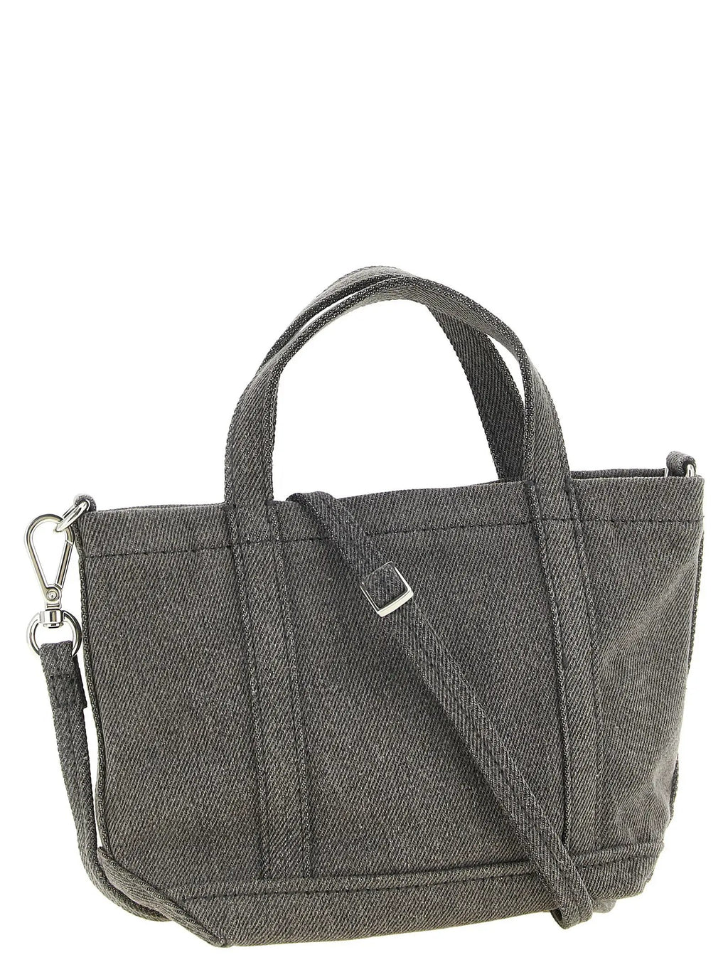 Maison Kitsuné Gray Cotton Tote Bag