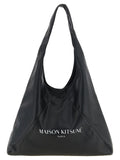 Maison Kitsuné Black Polyethylene Shoulder Bag