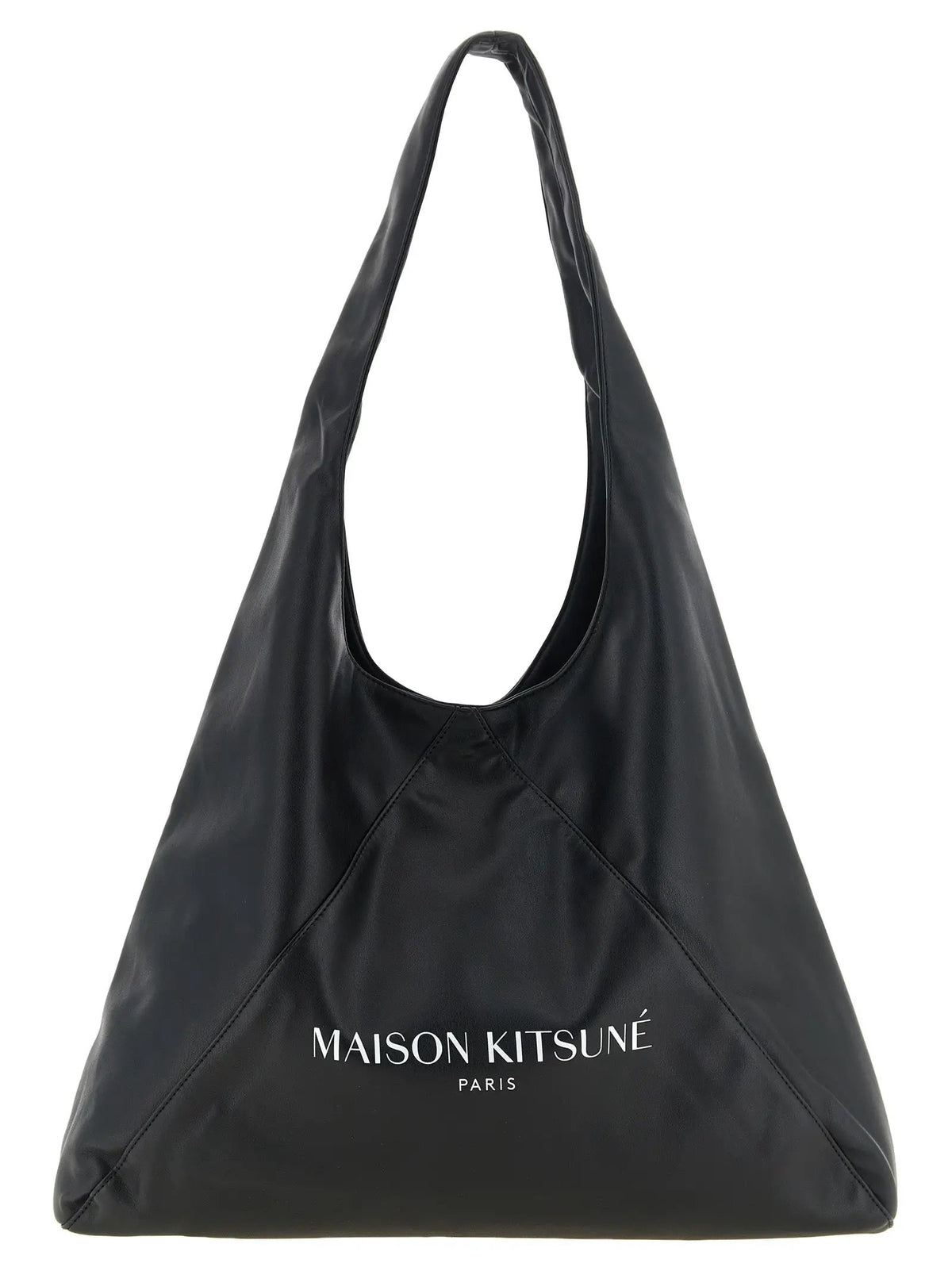 Maison Kitsuné Black Polyethylene Shoulder Bag