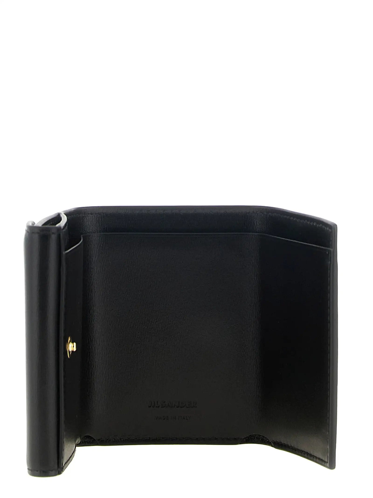 Porte-cartes Jil Sander en cuir de veau noir