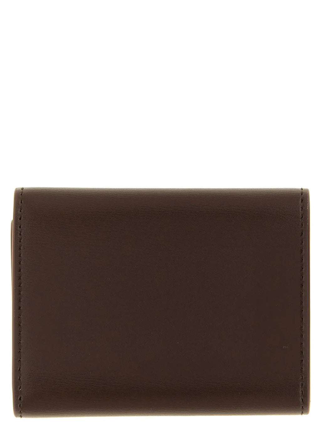 Jil Sander Brown Calfskin Cardholder
