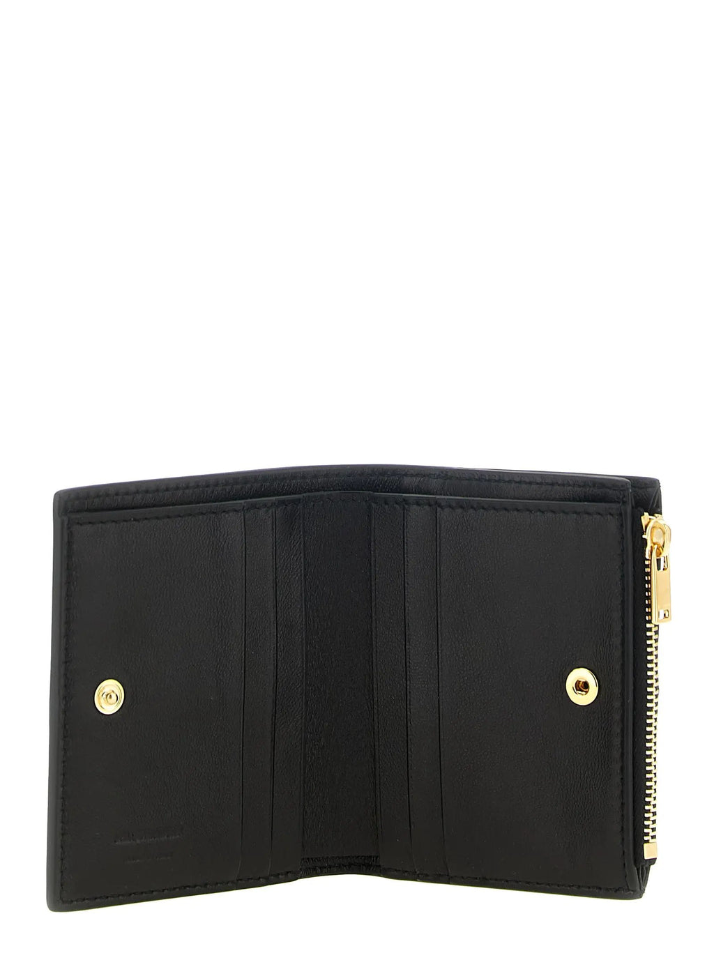 Porte-cartes Jil Sander en cuir d'agneau noir