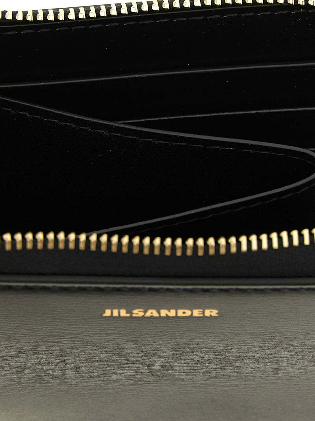 Jil Sander Black Calfskin Cardholder
