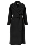 'S Max Mara Black Wool Coat