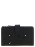 Porte-cartes en cuir de veau noir Maison Margiela