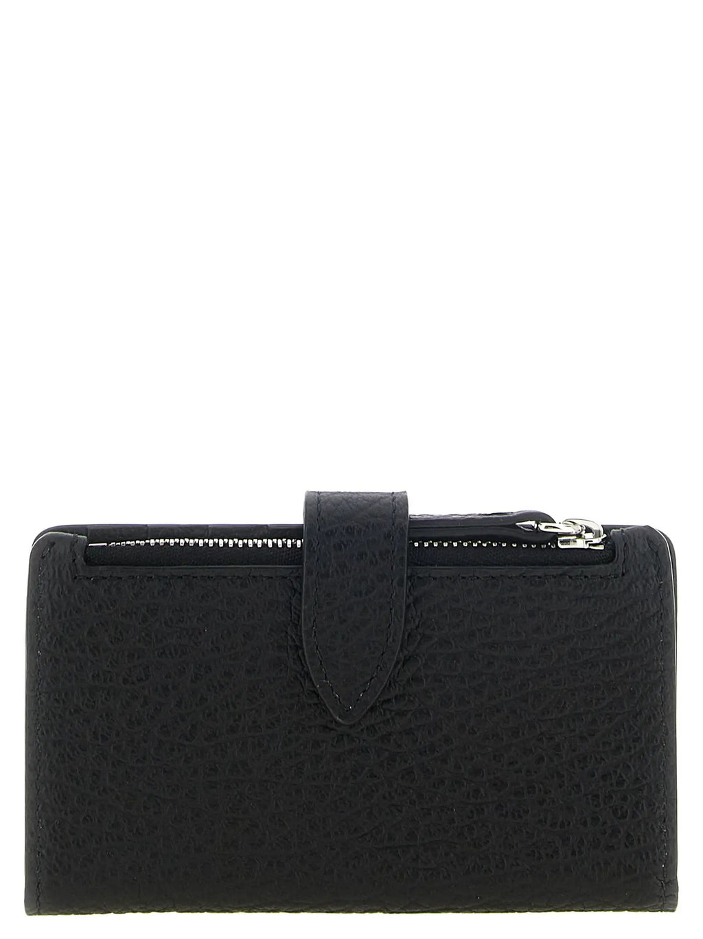 Porte-cartes en cuir de veau noir Maison Margiela
