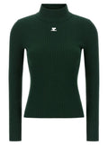 Courrèges Bicolor Viscose Cardigan
