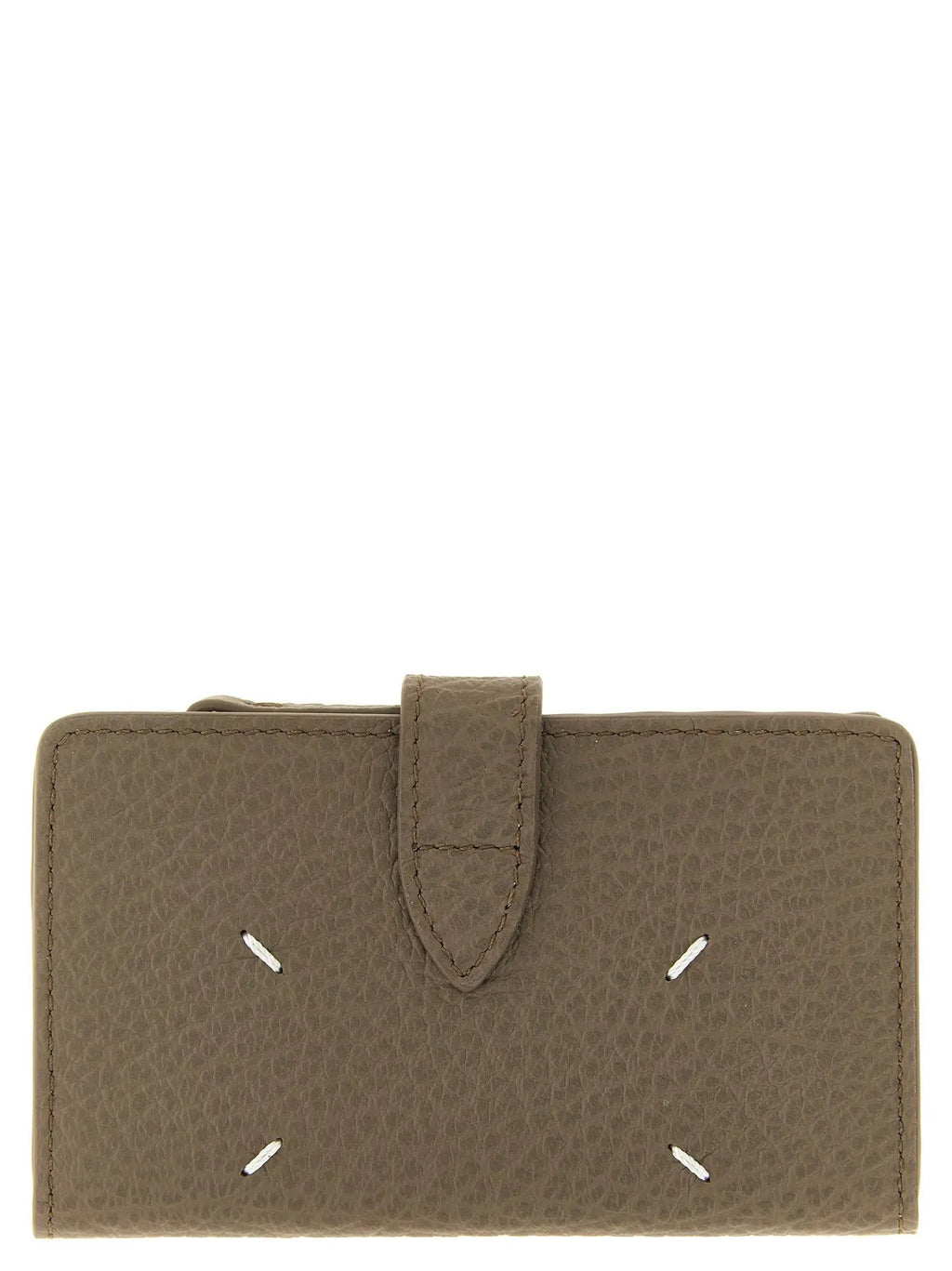 Porte-cartes Maison Margiela en cuir de veau marron