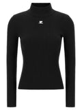 Cardigan Courrèges noir en viscose