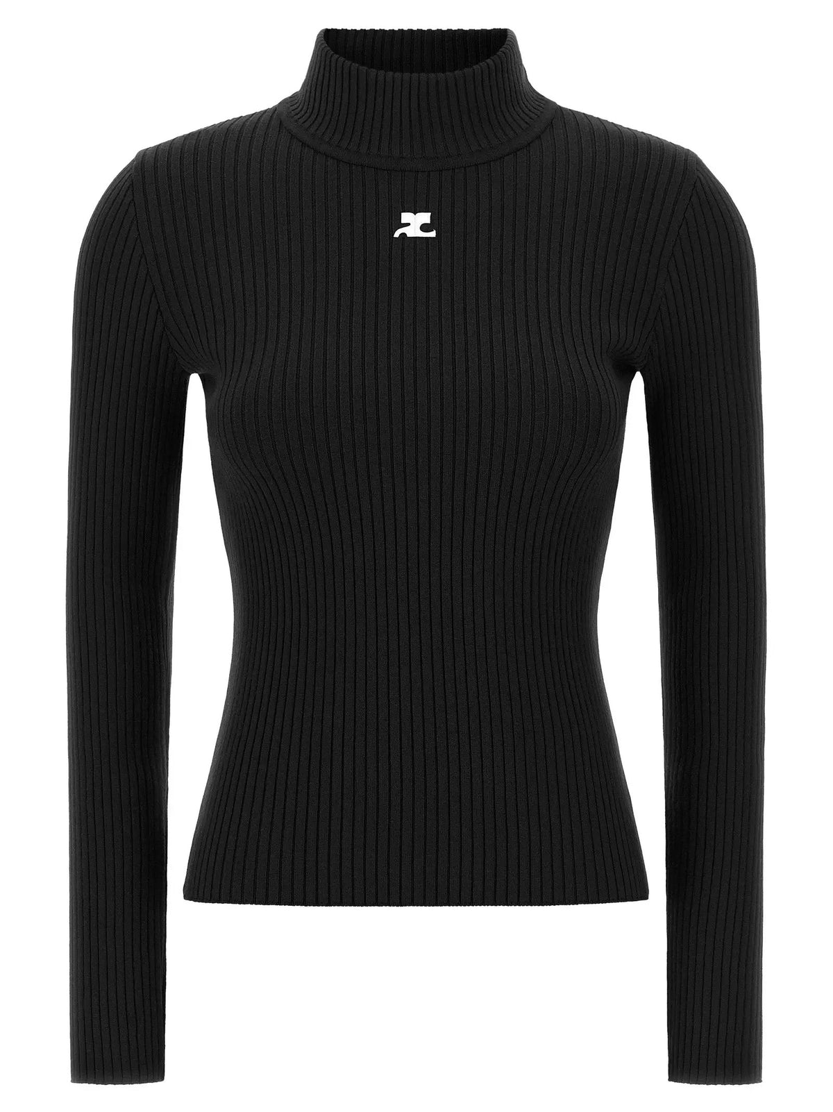 Cardigan Courrèges noir en viscose