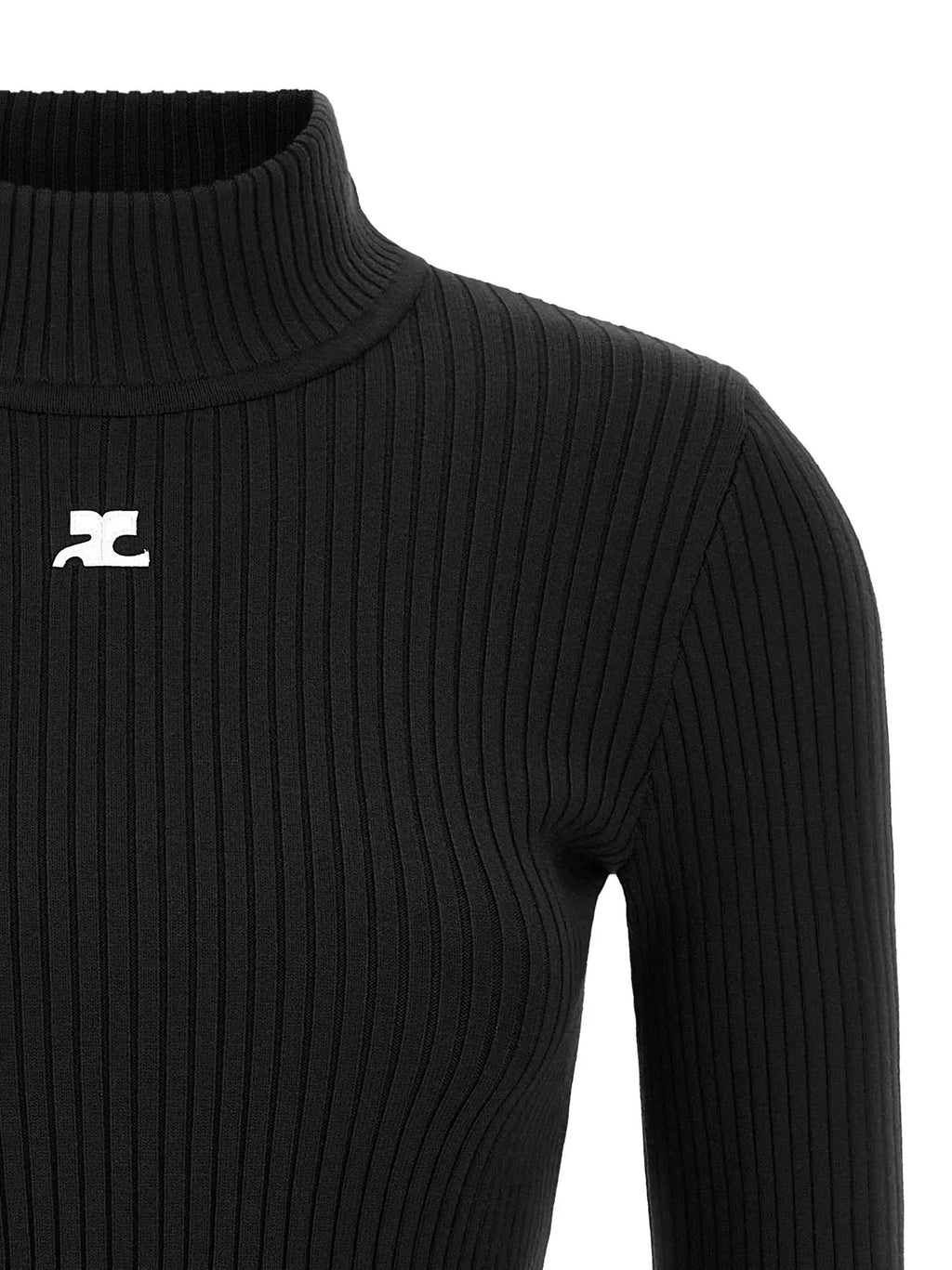 Cardigan Courrèges noir en viscose