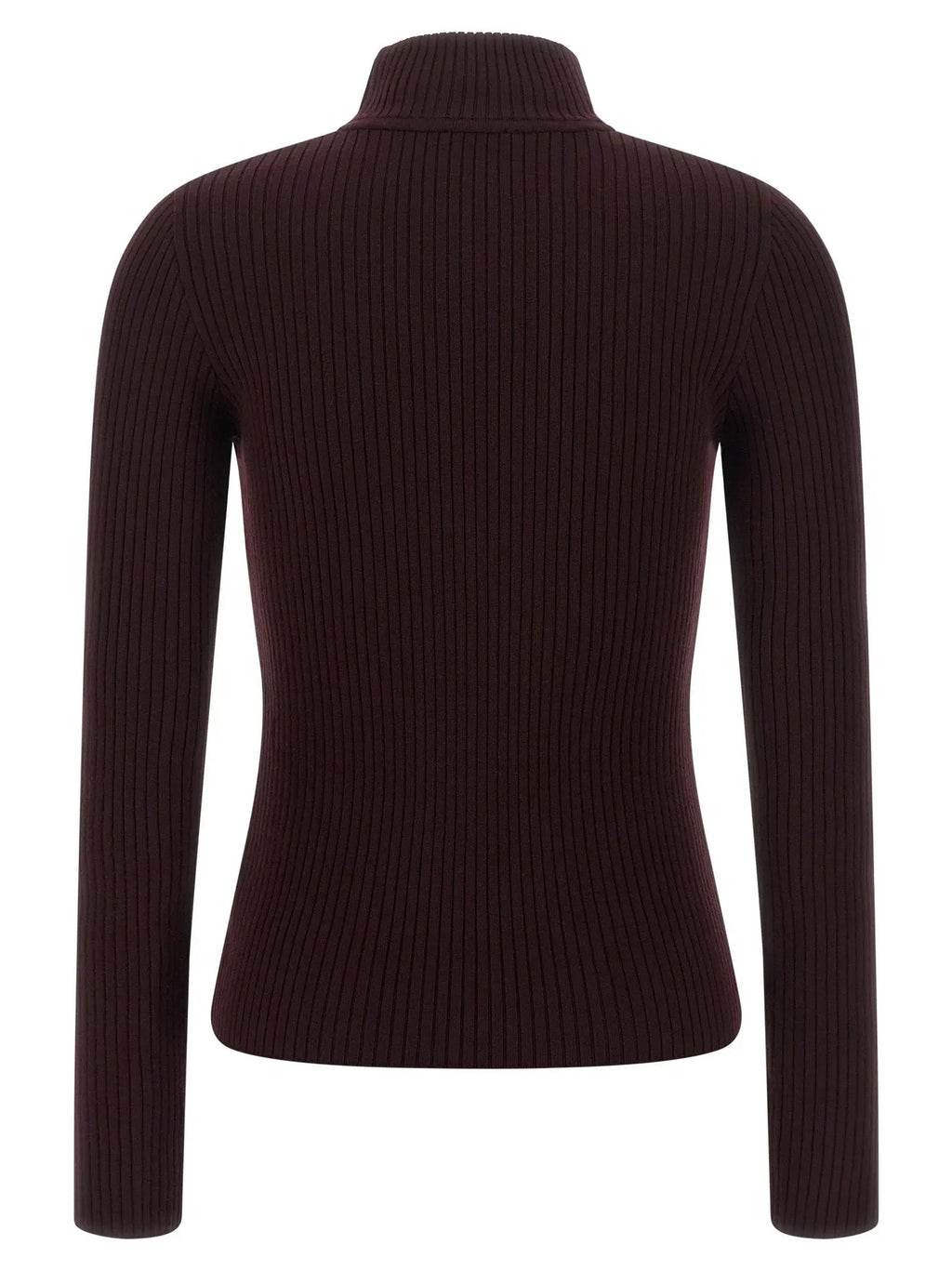Courrèges Bordeaux Viscose Cardigan