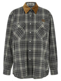 Blouse Miu Miu en coton gris
