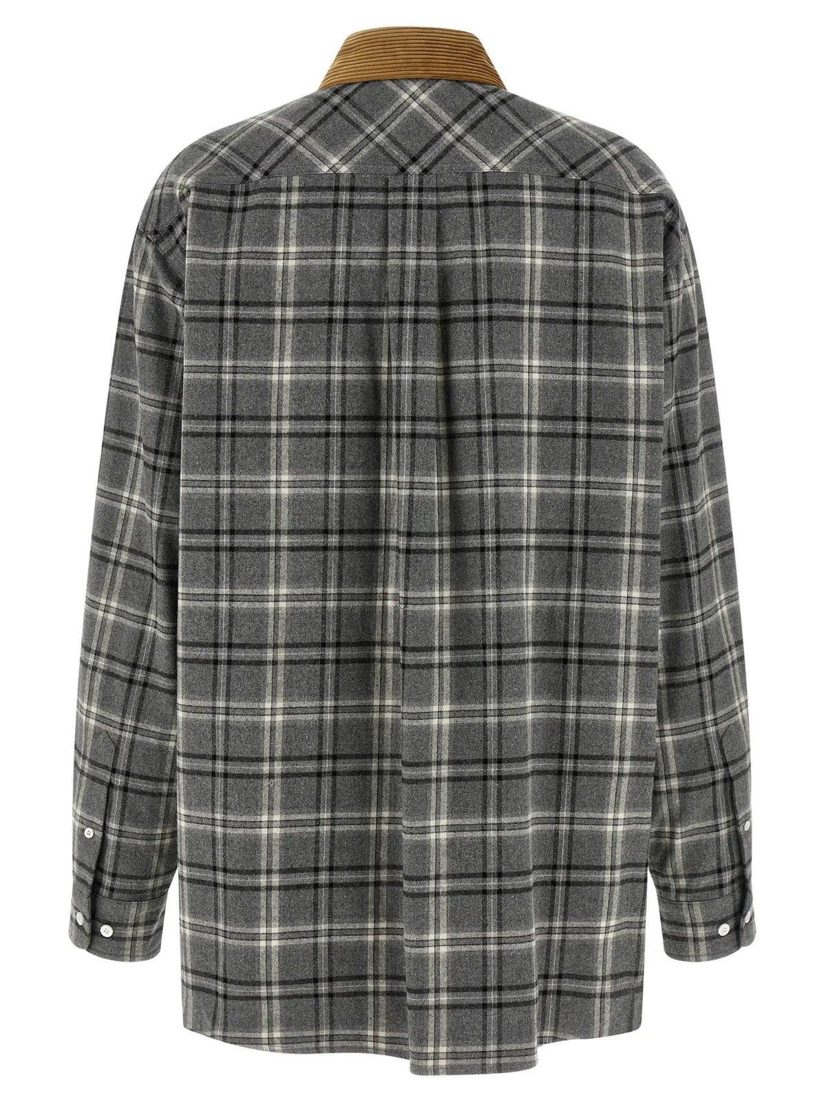 Blouse Miu Miu en coton gris