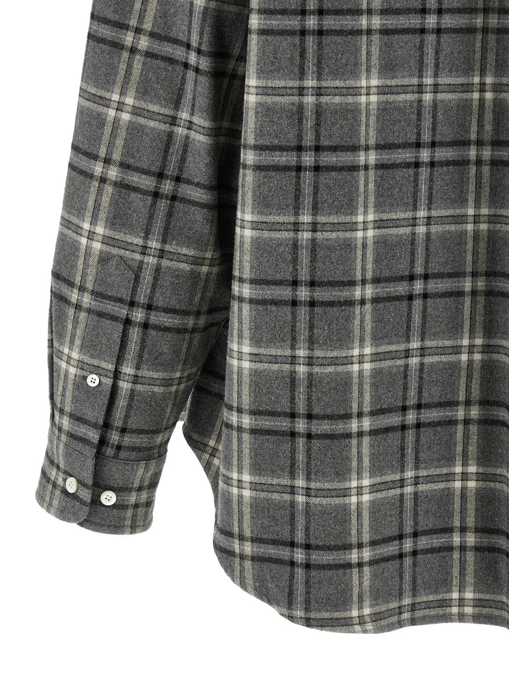 Blouse Miu Miu en coton gris