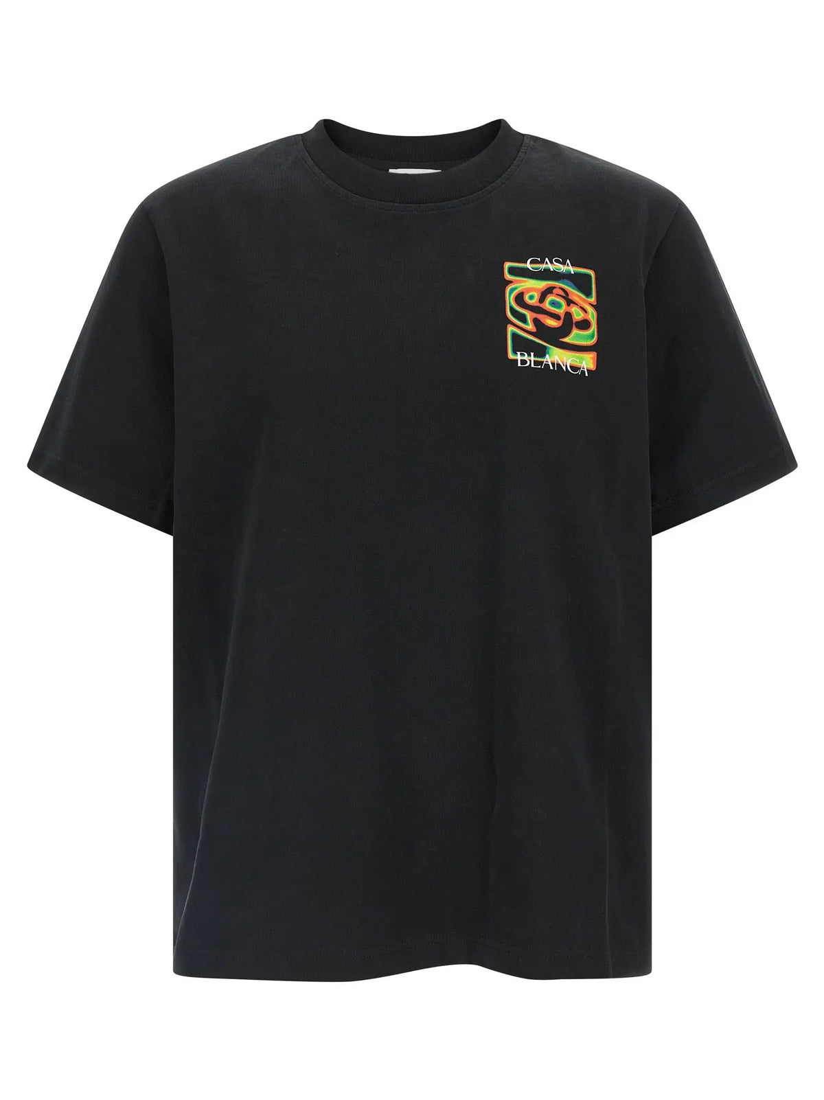 T-shirt Casablanca en coton biologique noir