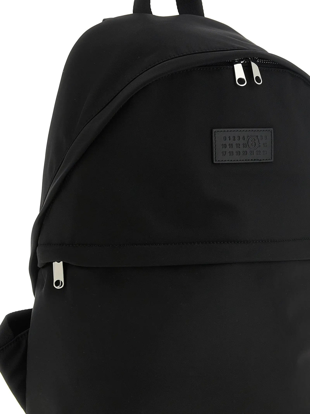 Sac à dos en polyamide noir MM6 Maison Margiela