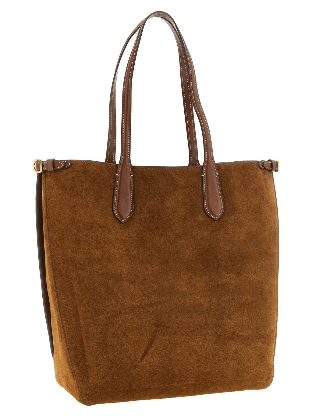 Sac à bandoulière Polo Ralph Lauren en cuir de vachette marron