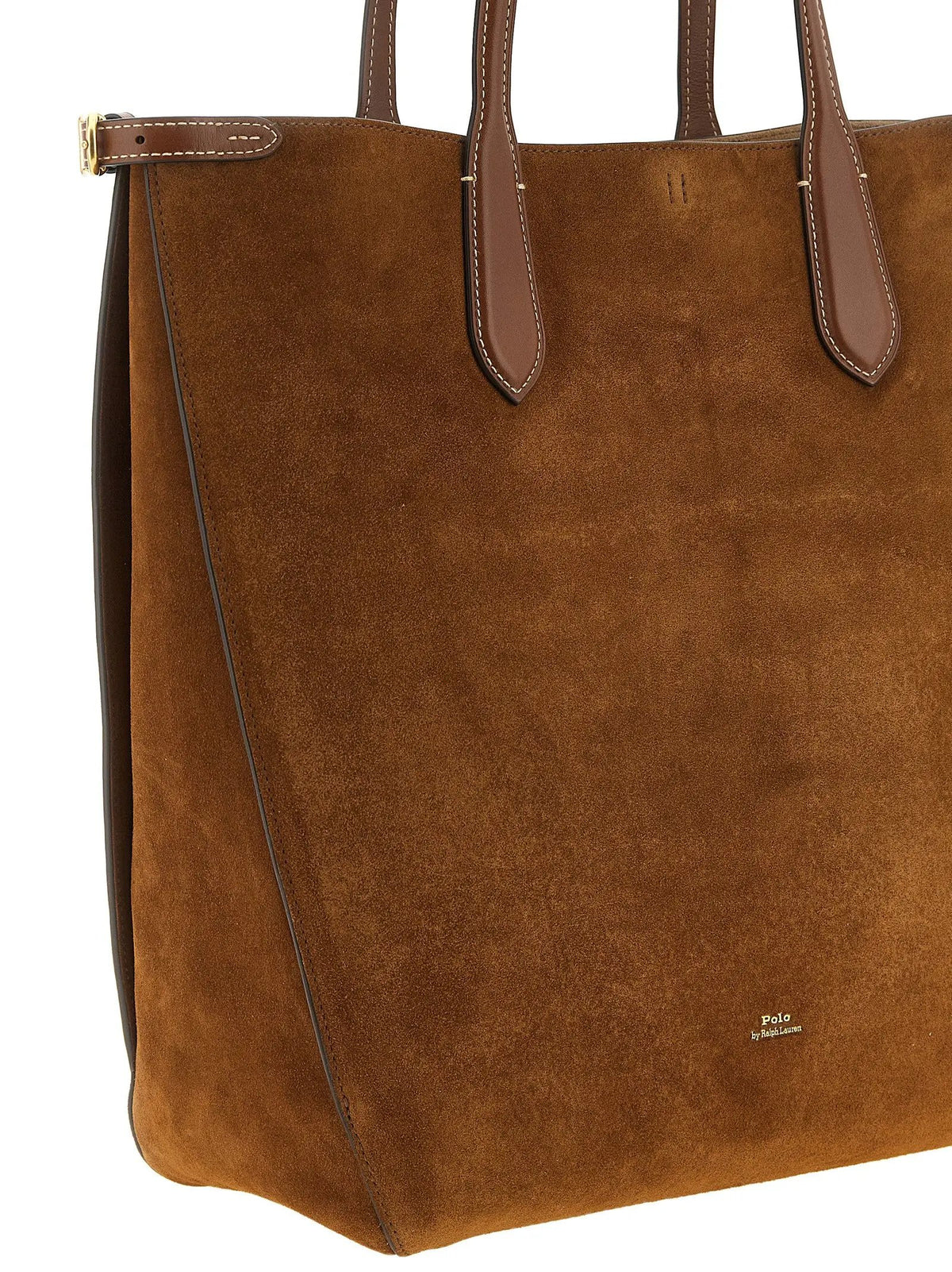 Sac à bandoulière Polo Ralph Lauren en cuir de vachette marron