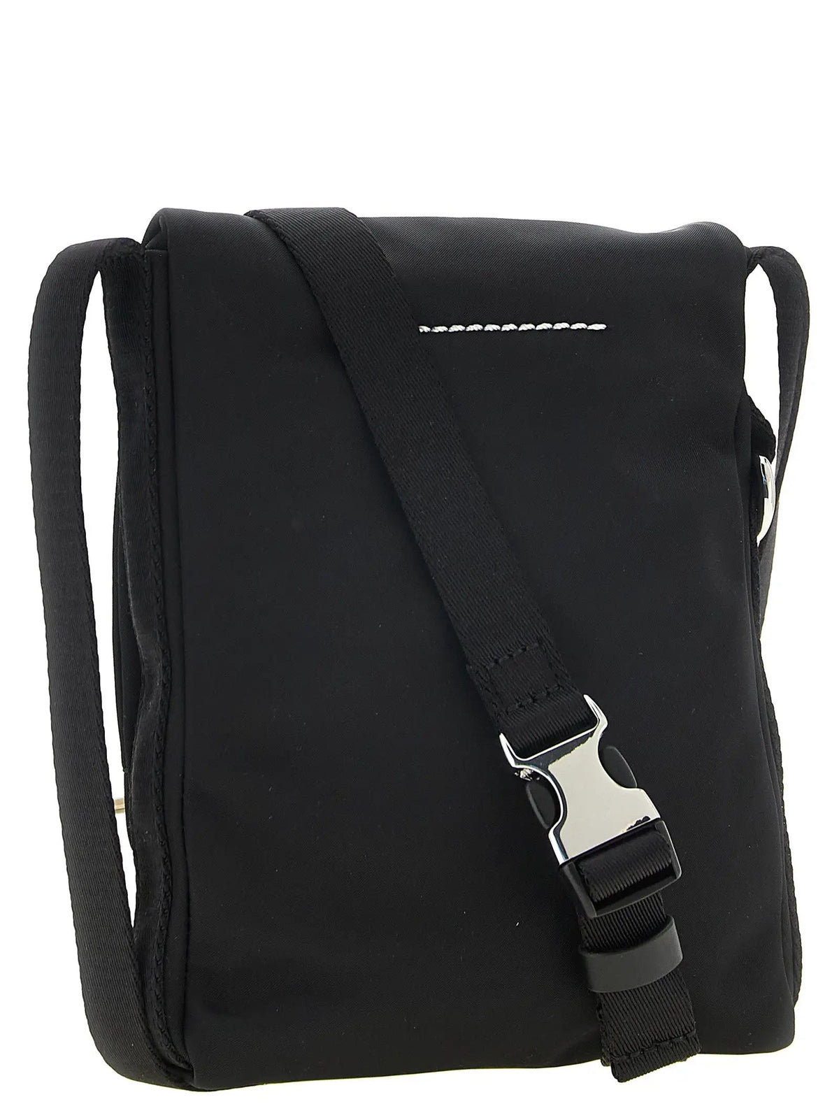 Sac bandoulière MM6 Maison Margiela en polyamide noir