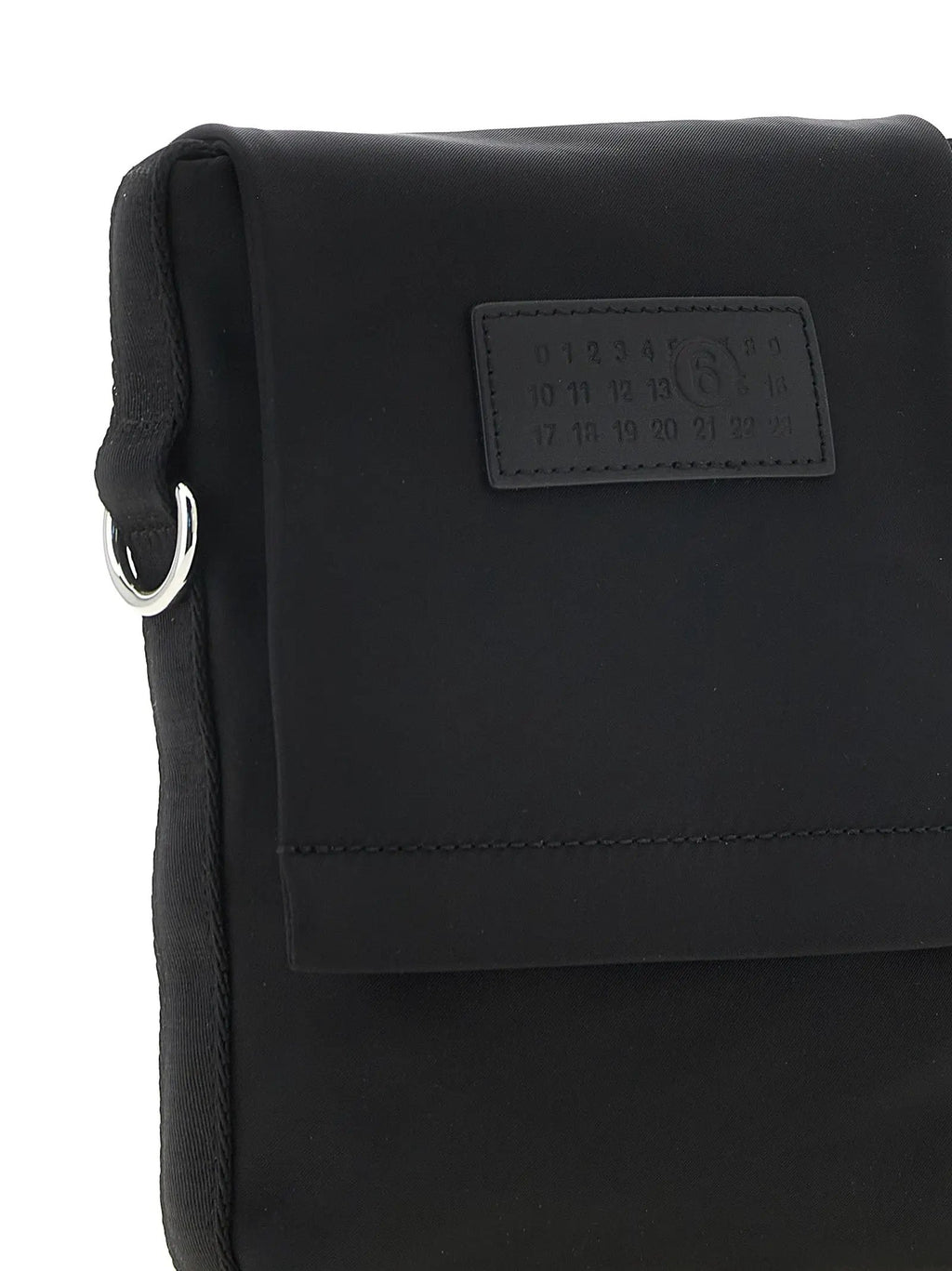 Sac bandoulière MM6 Maison Margiela en polyamide noir