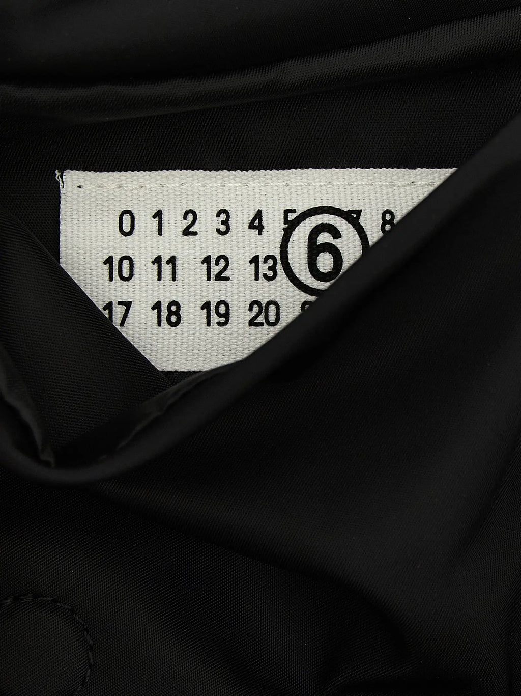 Sac bandoulière MM6 Maison Margiela en polyamide noir